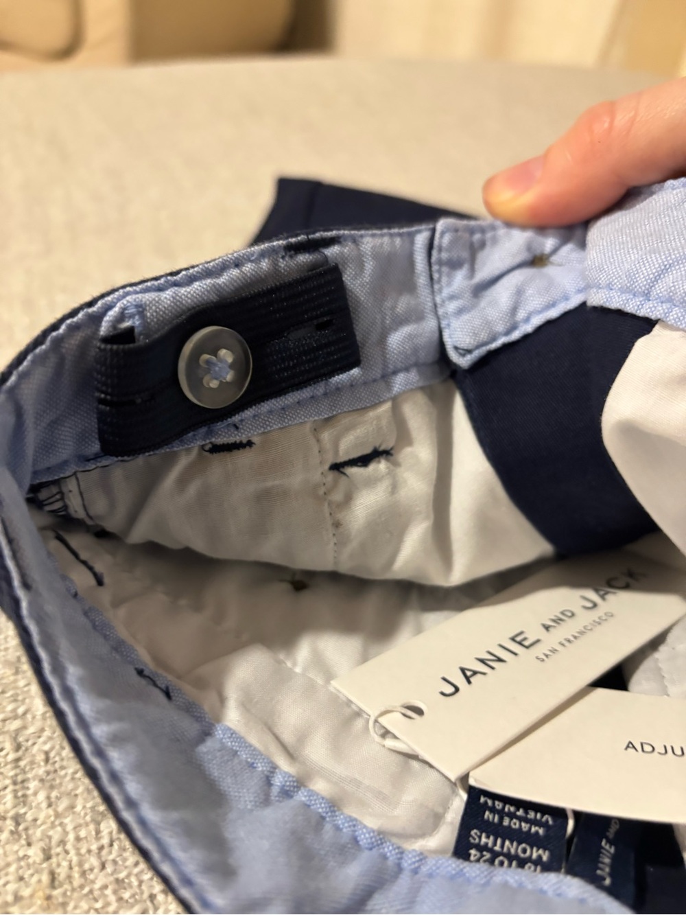 NWT Janie & Jack Navy Pants - Picture 7 of 7